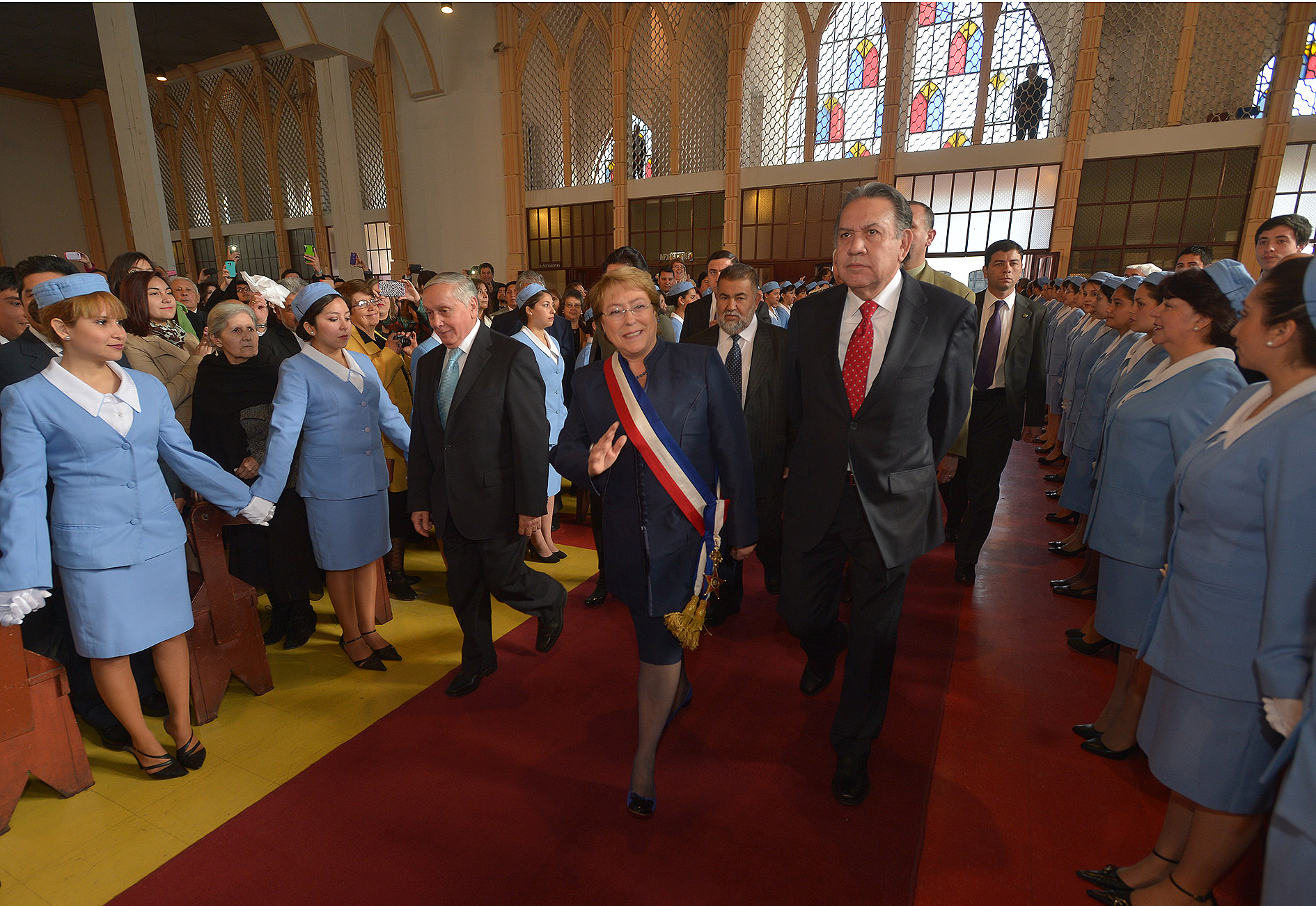 Presidenta Michelle Bachelet encabeza Te Deum evangélico