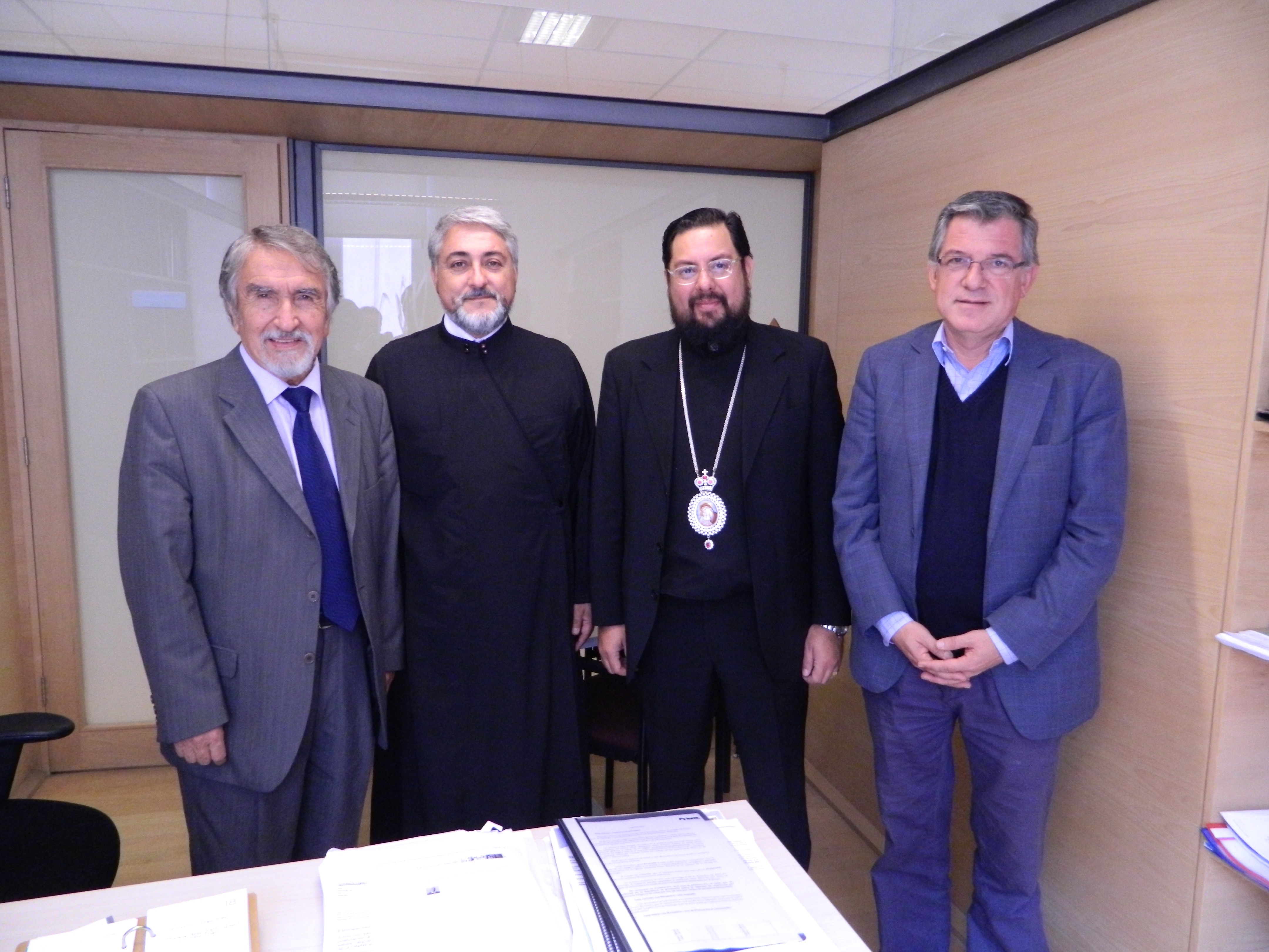 Director de la ONAR recibe a  líderes ortodoxos del Patriarcado Ecuménico de Constantinopla