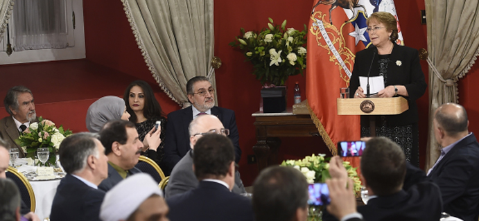 Presidenta Bachelet encabeza Cena IFTAR, que rompe el ayuno del Mes de Ramadán