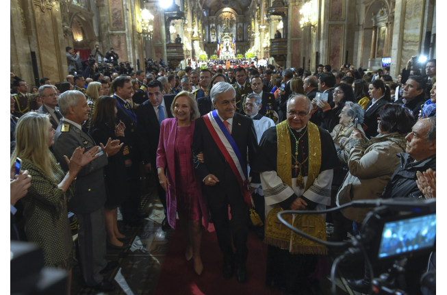 Presidente Piñera participó de Te Deum Ecuménico realizado en la Catedral Metropolitana con motivo de las Fiestas Patrias