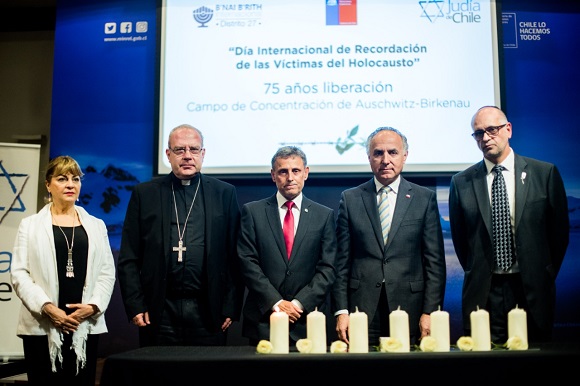 Gobierno y Comunidad Judía conmemoran a víctimas del Holocausto