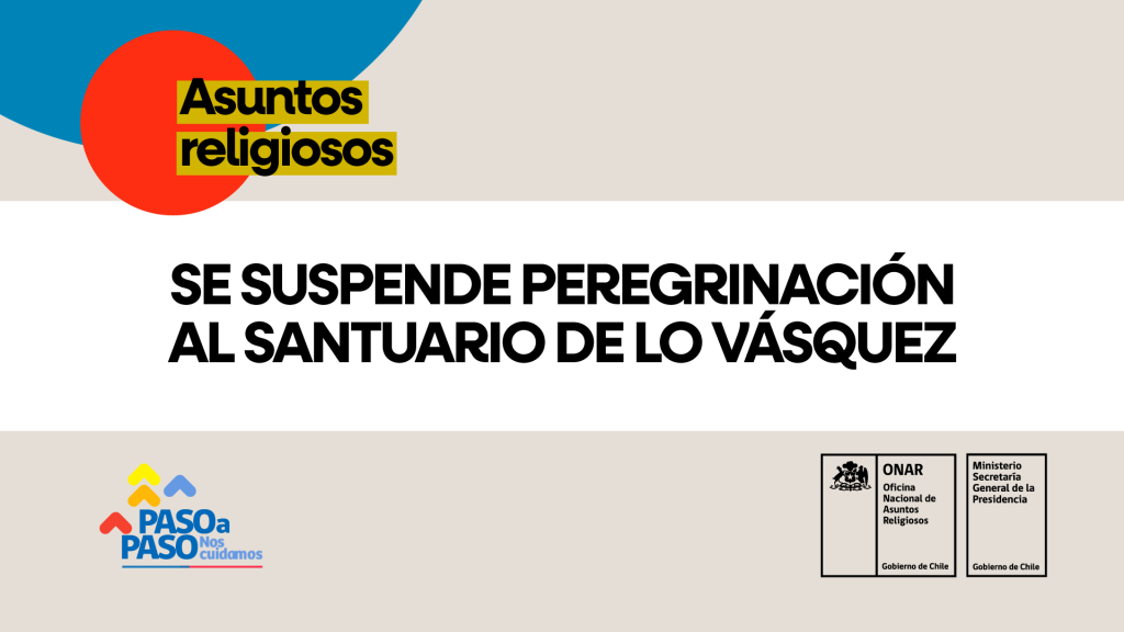 Suspensión de la peregrinación a Lo Vásquez
