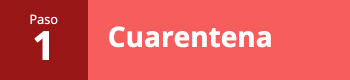 Paso 01: Cuarentena