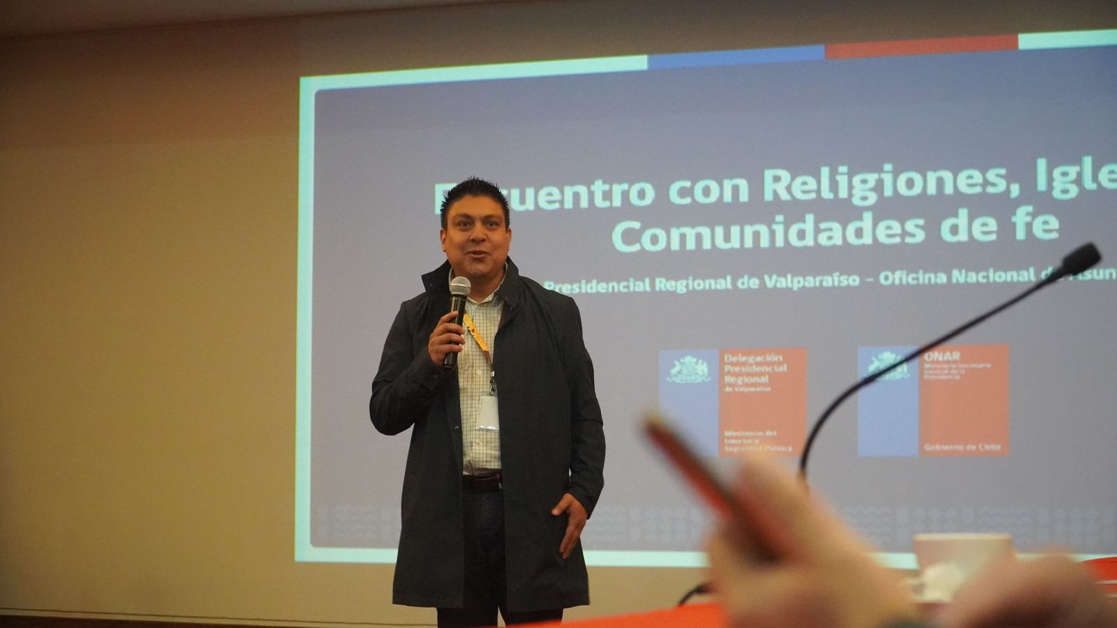 Encuentro con Religiones, Iglesias y Comunidades de fe, organizado por la ONAR y la Delegación Presidencial de la Región de Valparaíso.