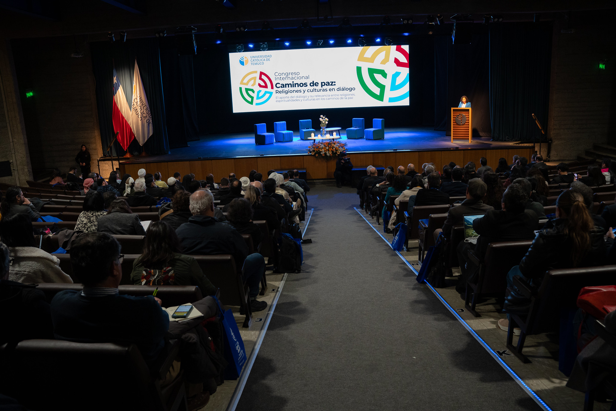 ONAR, junto a diversas instituciones y organizaciones, realizó en Temuco el Congreso Internacional “Caminos de Paz: Religiones y Culturas en Diálogo” 