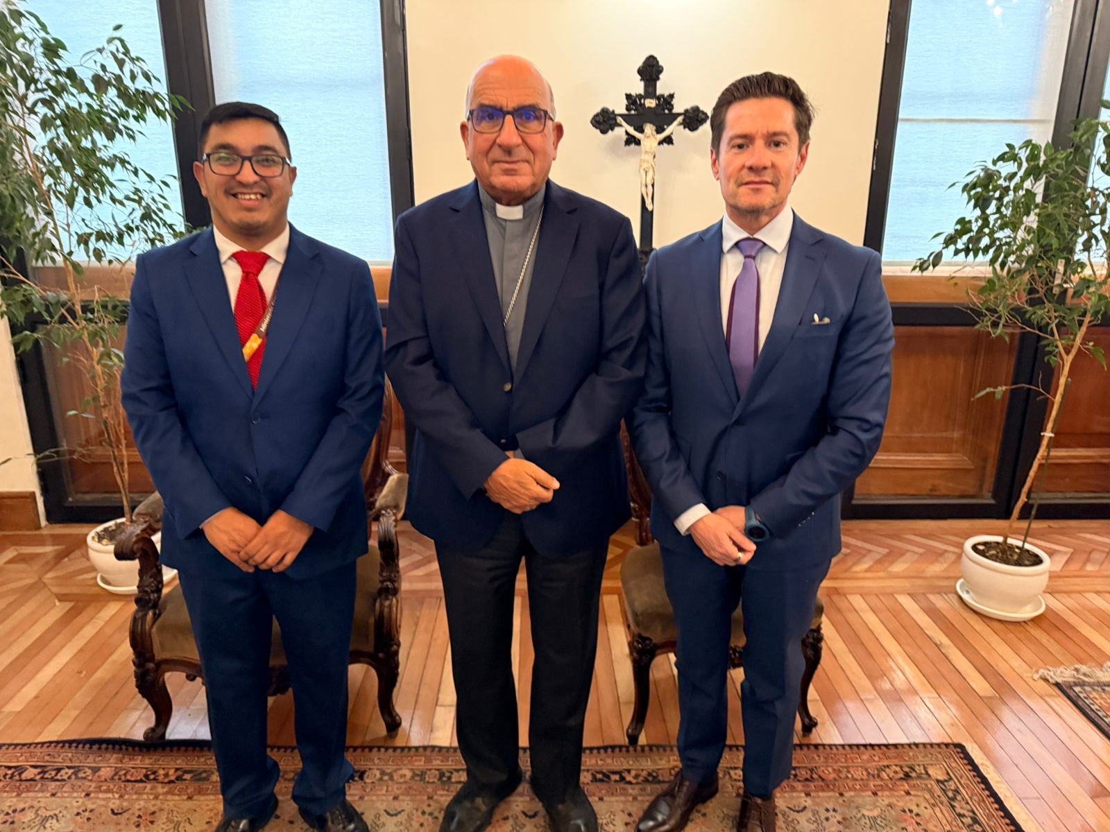 Encuentro protocolar con el Arzobispo de Santiago Cardenal Fernando Chomali