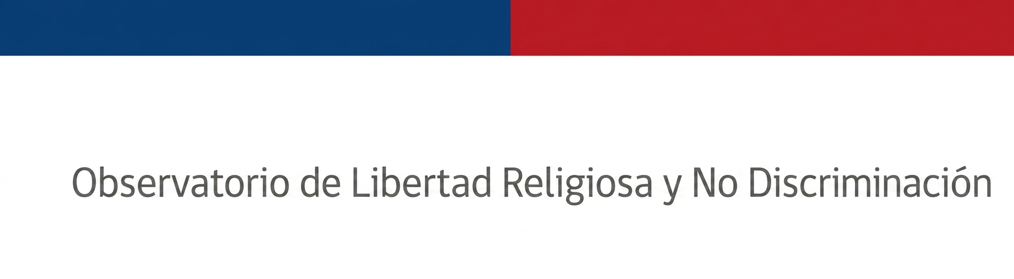 Observatorio de Libertad Religiosa y No Discriminación