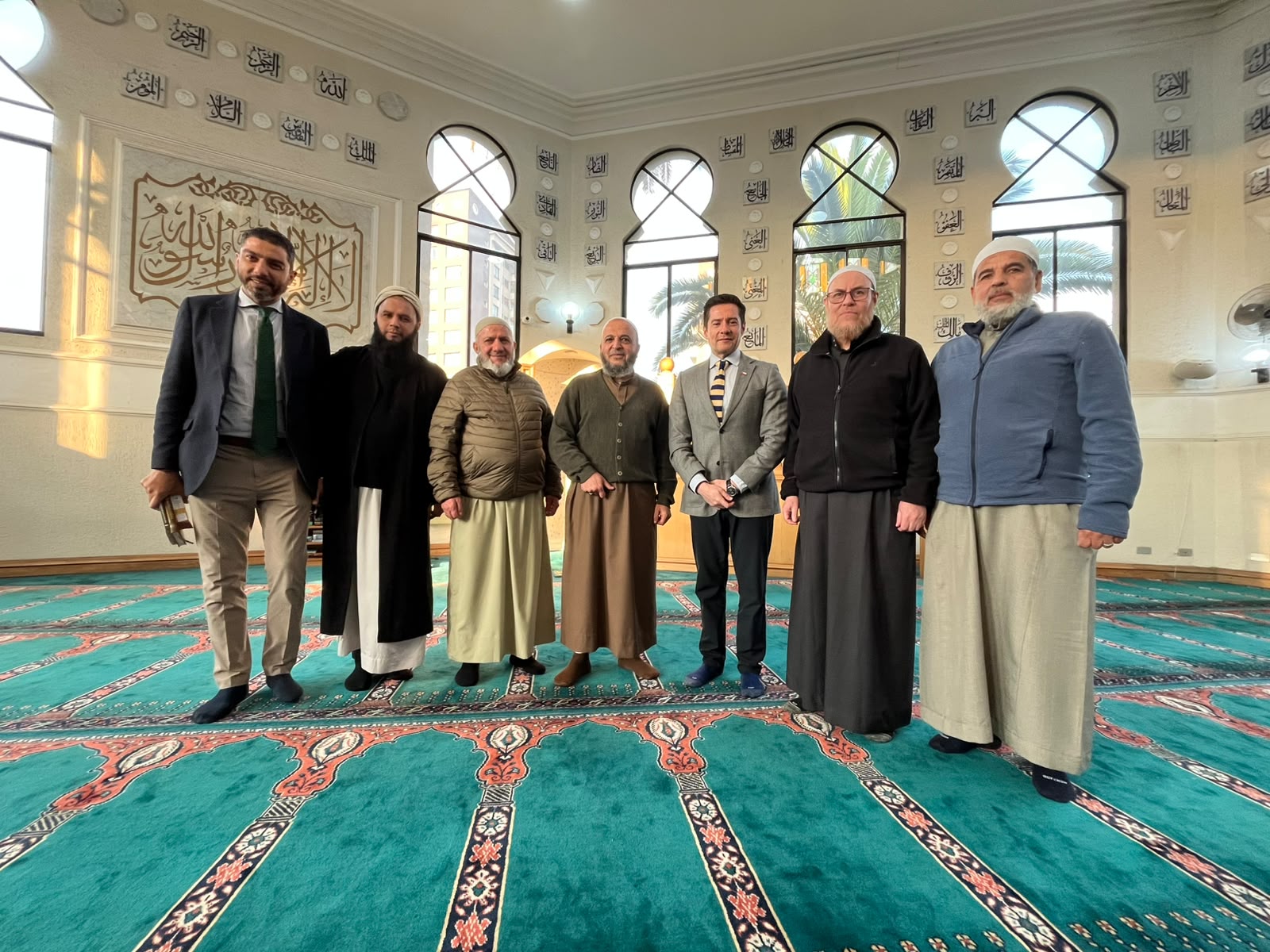 ONAR fortalece diálogo institucional con la comunidad musulmana en visita a la Mezquita As-Salam
