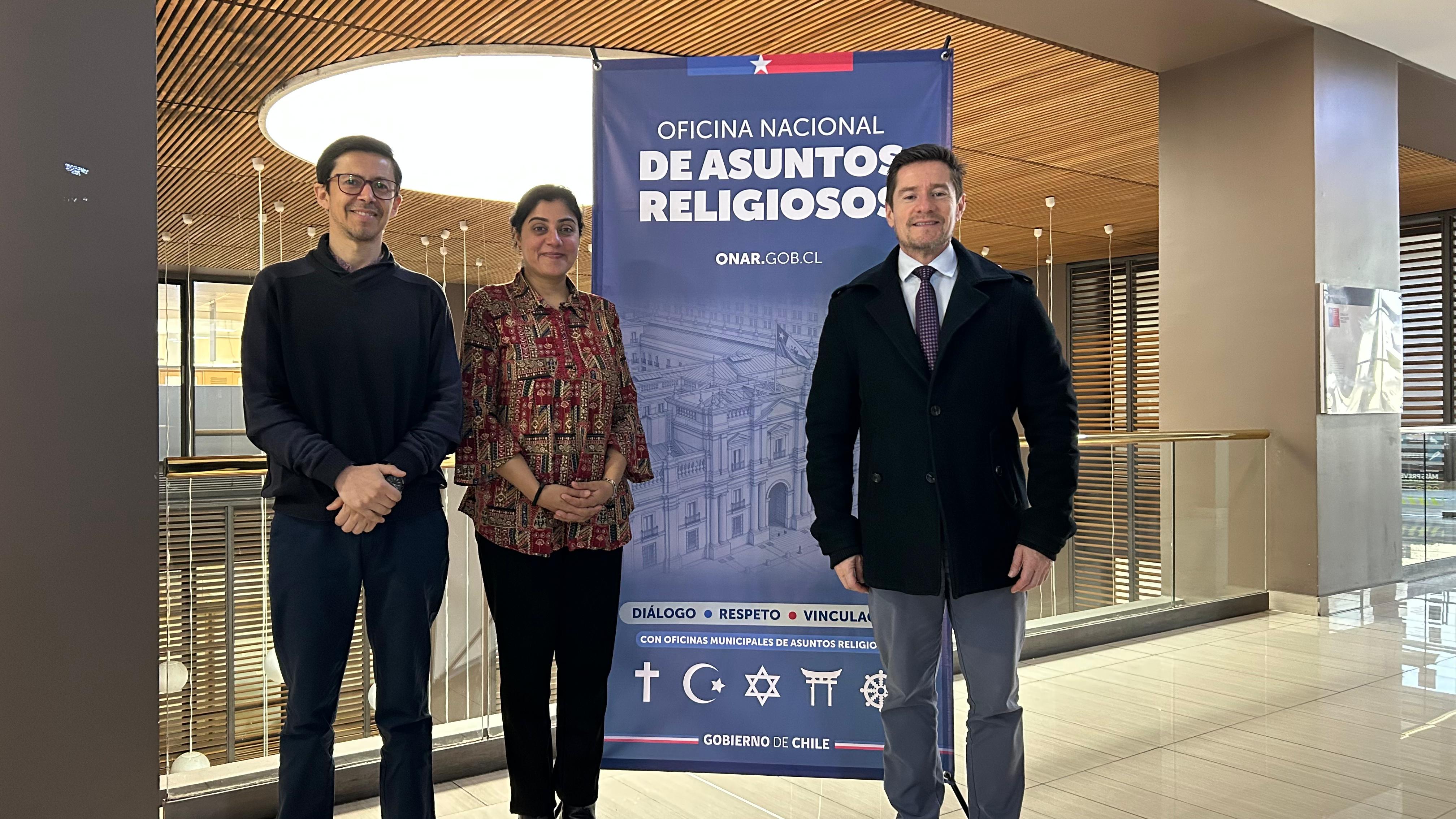 ONAR recibe a representantes de la comunidad hindú de Santiago